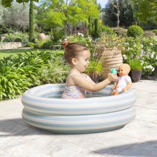 Corolle Bébé Bath Oceane 12” Girl Baby Doll with Rubber Frog Toy, Safe for Water Play in The Bathtub or Pool, Soft Body with Vanilla Scent, for Kids Ages 18 Months and up