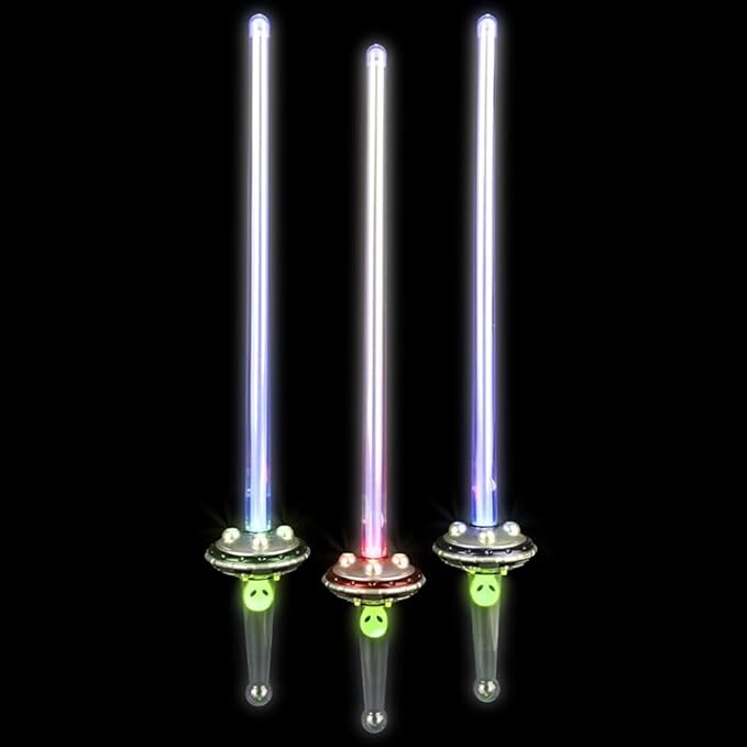 Rhode Island Novelty 26" Light-Up Alien UFO Sword 1 Piece