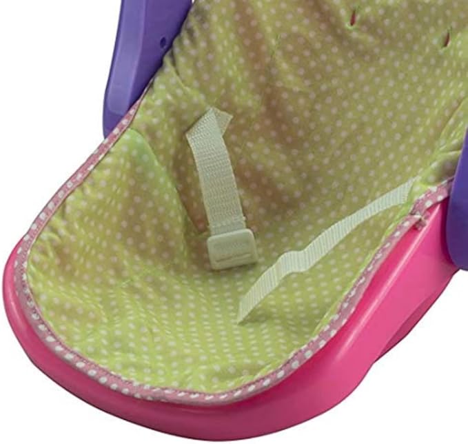 JC TOYS ADJUSTABLE CARRIER – Converts from Rocking Baby Carrier to Feeding Seat – Perfect for Children 2+ , Pink , 16 inches