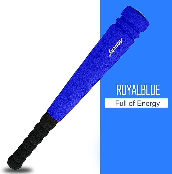 Aoneky 16.5 Inch Mini Foam Baseball Bat for Toddlers 1-3 Years Old, Soft Lightweight T-Ball Bat Toy for Kids, Indoor Outdoor Safe Play, Beginner First Bat, Blue