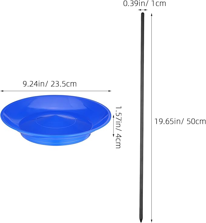 TOYANDONA 2 Sets Juggling Kit - Juggling Spinning Plate with Sticks Toy Circus Spinning Plate for Festivals Paty Performances Games