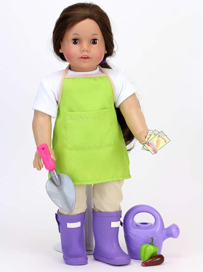 Sophia's 16 Piece Smithsonian STEM Career Collection Horticulturist Garden Set for 18" Dolls, Multicolor