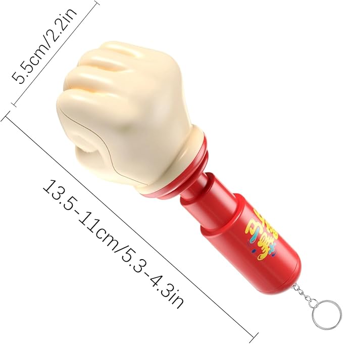 Prank Toys - Hand Design Funny Gadget, 1 Piece Manual Trigger Device with Auditory Feedback, Comedic Prop with Sound Module, Novelty Hardware, Trick Accessory for Office, Party and Social Gathering