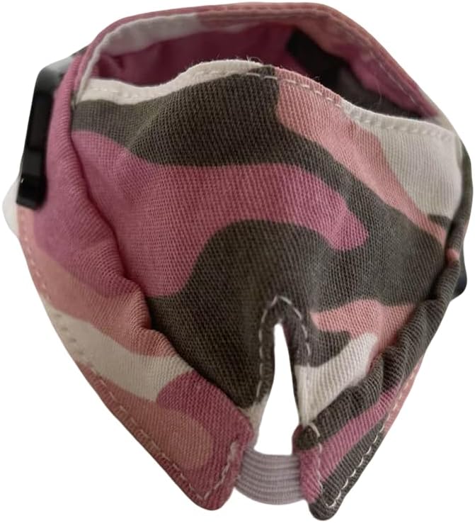 for Labubu Doll Accessories Set, 4 Colors Options Camouflage Bucket Hat and Black Sunglasses Frame(no Lenses) Casual Cap (Camouflage Pink)
