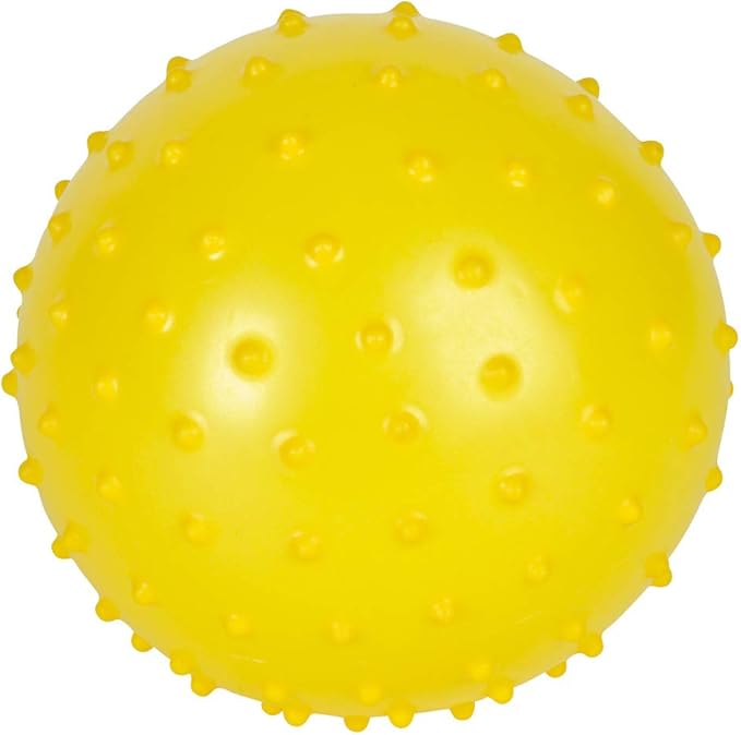 Bedwina Mini Knobby Balls - Bulk 5 Inch Sensory Balls and Spiky Massage Stress Balls with Pump, Fun Bouncy Ball Party Favors