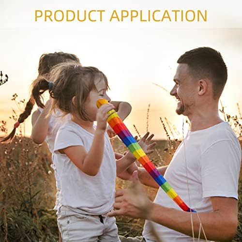 Chalyna 6 Pieces Throw and Catch Ball, Rainbow Tail Foam Ball Sports Comet Balls Soft Colorful Play Playground Toys Bulk for Indoor Outdoor Kids Adults School Training Gift, 23.62 Inch Long