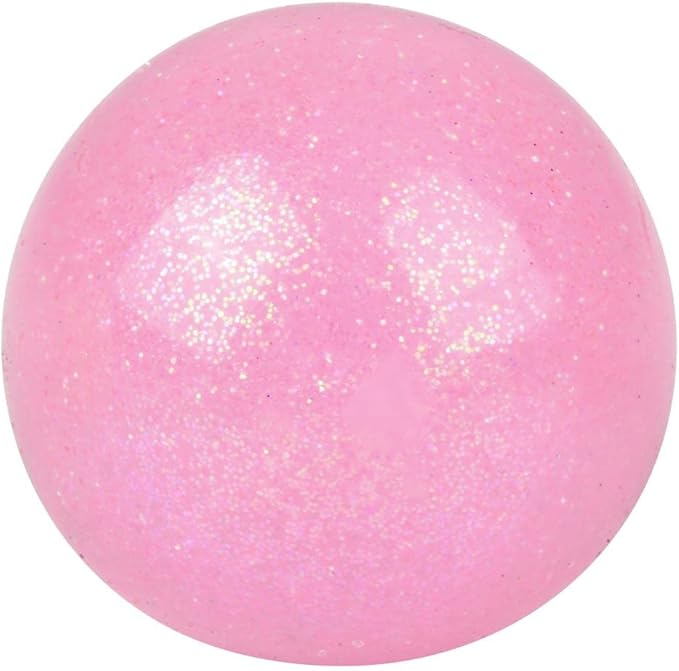 Rhode Island Novelty 1.6" Squish Sticky Glitter Orbs- 1 Card per Order