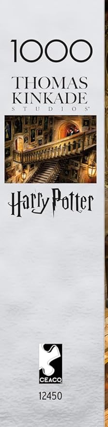 Ceaco - 1000 Piece Thomas Kinkade Harry Potter Grand Staircase Puzzle for Adults, Silver Select - Quality 1000 Pieces Jigsaw Puzzle