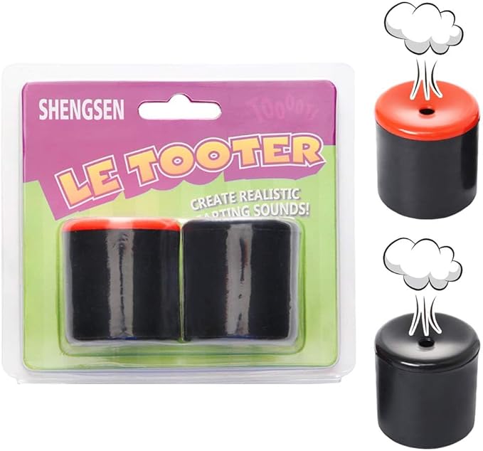 Novelty Squeeze Pooter Fart Machine Funny Prank Farting Noise Maker for Joke Children's Day Party Gift Toy,2 PCS