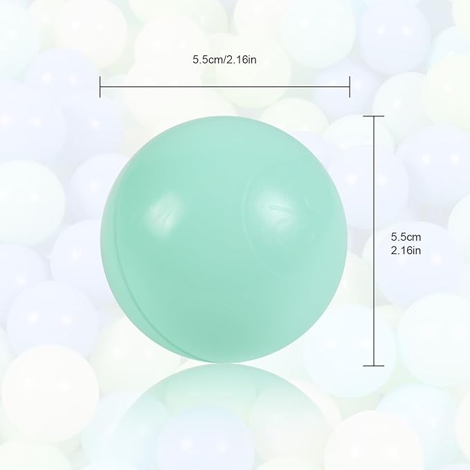 TRENDBOX Ball Pit Balls Plastic Balls for Ball Pit Pool Playpen Babies Kids Children Birthday Parties