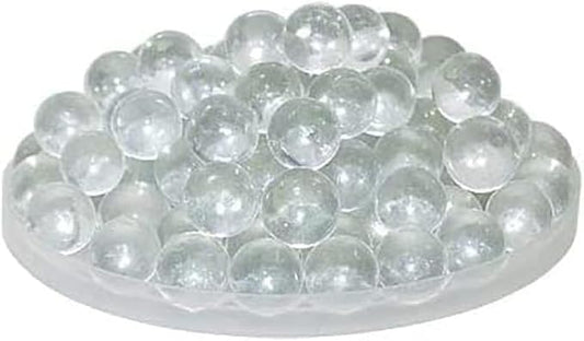 20 Pcs 10mm Clear Glass Marbles Solid Marble Beads Marbles Games Bouncing Ball Pinball Machine for Vase Fish Tank Filler Home Decor, Dice and Marble Games, Sports and Outdoor Play, Decorations