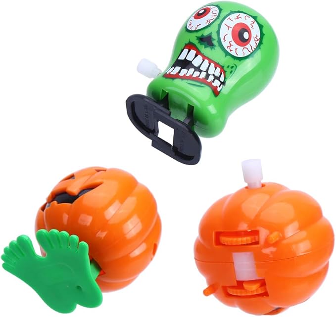 CCINEE 16pcs Wind-up Toys Assorted Clockwork Toys Supply for Halloween Party Favor Goody Bag Filler