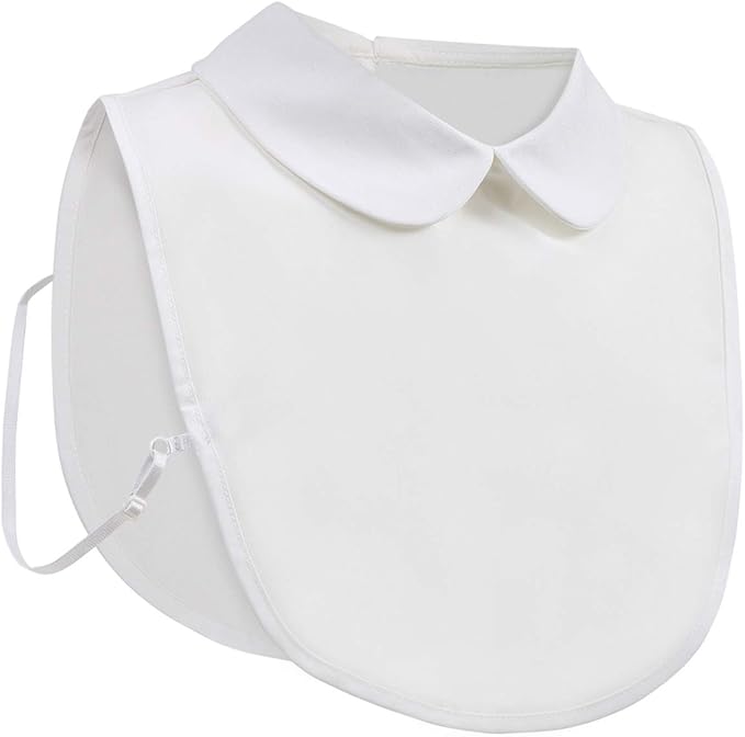 Shinywear Ruffles Turtle Neck False Shirt Collar Lace Crystal Pearls Decorative Dicky Choker Detachable Doll Lapel Blouse