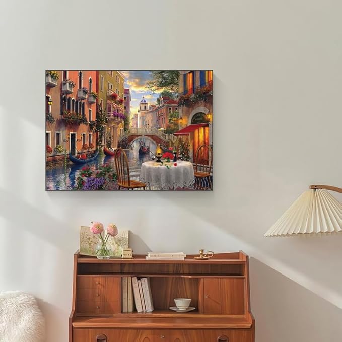 500 Piece Puzzles for Adults Romantic Venice 20.5 x 15 Inch 500 Piece Jigsaw Puzzles for Adults Italy Puzzles 500 Pieces for Adults Holiday Educational Challenge Puzzle