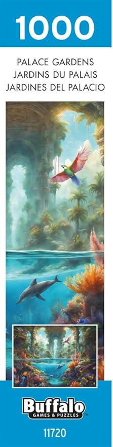 Buffalo Games - Noah Bay - Palace Gardens - 1000 Piece Jigsaw Puzzle for Adults - Challenging Puzzle Perfect for Game Nights - Finished Size is 26.75 x 19.75