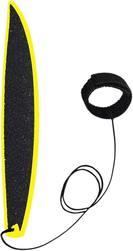 Finger Surfboard Toy for Adults,Finger Toys Finger Surf Board and Almost Anywhere,Surf in The Wind,Surfboard Fingertip Toys for Surfers,Surf Anytime Anywhere Novelty and Gag Adults Toy (Yellow)
