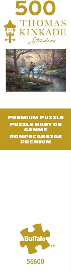 Buffalo Games - Gold - Thomas Kinkade - It Doesn't Get Much Better - 500 Piece Jigsaw Puzzle for Adults - Challenging Puzzle Perfect for Game Nights
