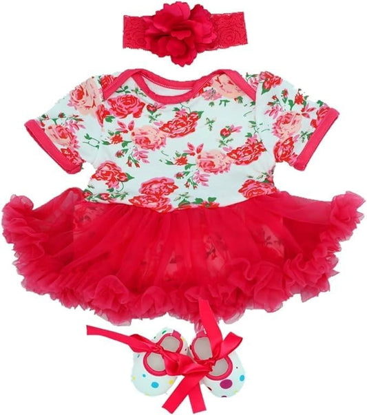 Reborn Baby Dolls Clothes for 17-22 Inch Newborn Baby Doll Girl, Babys Doll Clothes Outfit Accessories