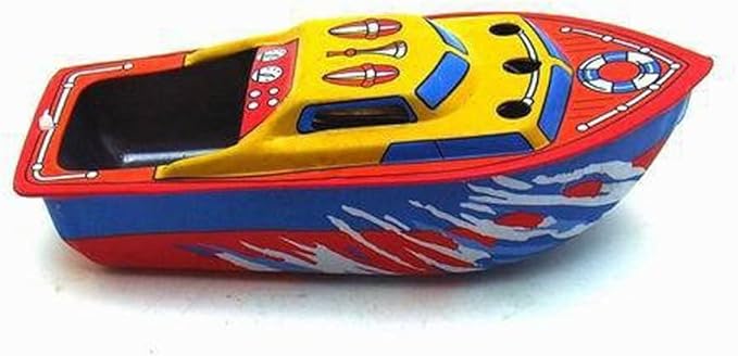 Charmgle Play Candles Powered Boat Tin Toy Classic Pop Pop Steam Boats Tintoy Creative Gifts Christmas Party Favor