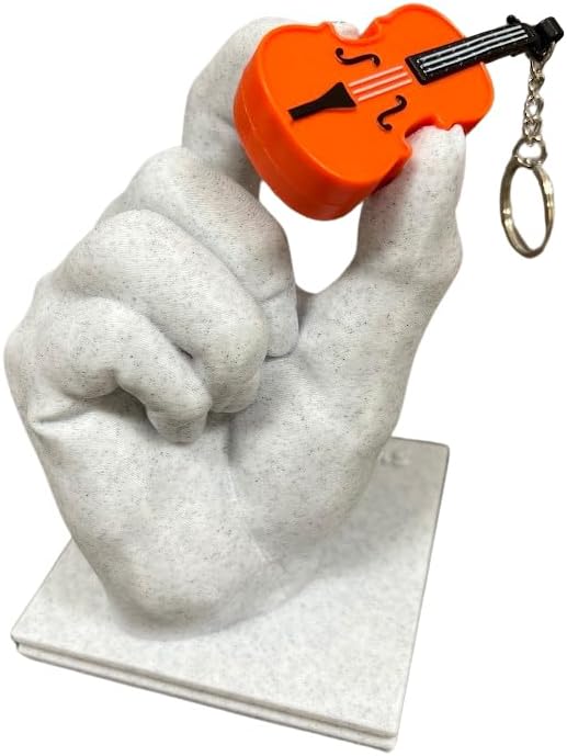 MunnyGrubbers - Original World's Smallest Violin Toy Keychain With Playable Sad Music - Tiny Mini Violin Keychain with Sound