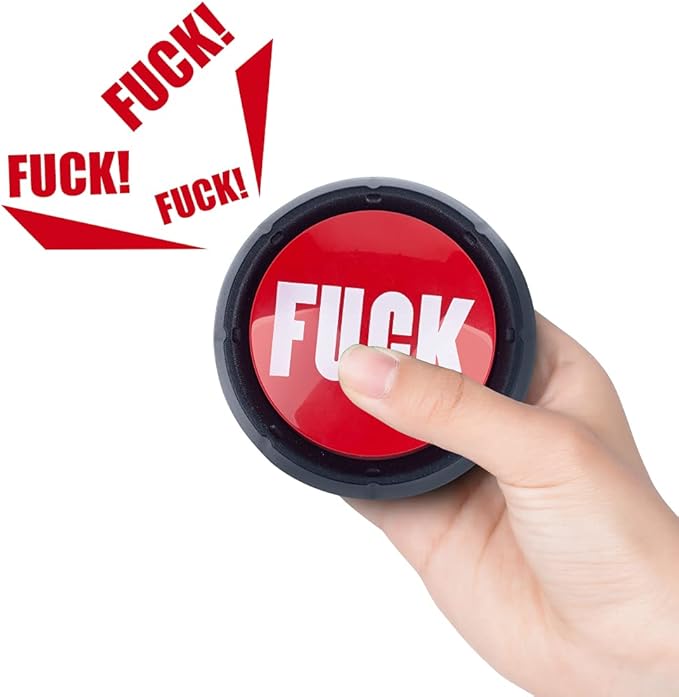MyMealivos The Fuck Slammer Button, Gag Gift for Family, Friends and Co-Workers