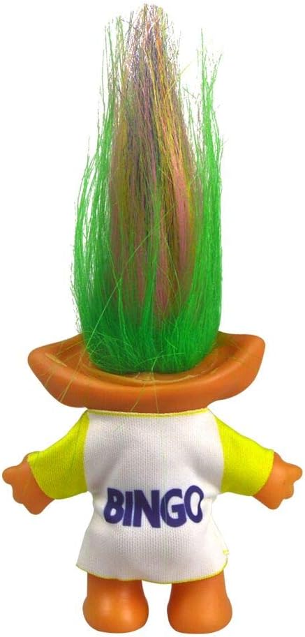 Vintage Troll Dolls, Retro Troll Doll Chromatic Adorable for Collections, School Project, Arts and Crafts, Party Favors - 7.5" Tall(Include The Length of Hair)（Colorful）