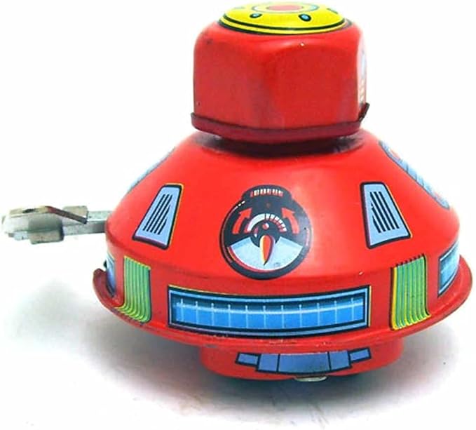 Charmgle Space Robot Wind-up Tin Toys Adult Collection Tinplate Clockwork Walking Robots Toy Party Favor Bedroom Store Library Decoration 3 Packs