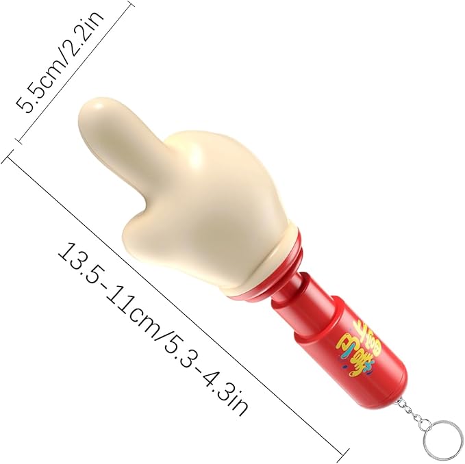 Prank Toys - Hand Design Gadget, Funny Sound Maker, Electronic Joke Device, Birthday Party Favor, Holiday Surprise Tool, Boys Adults Teen Men Skin Tone Realistic Palm Sized Audio Prop Play