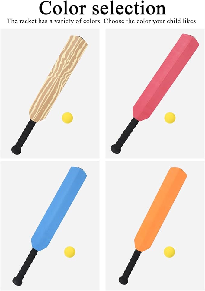 Cricket Game For Kids - ABS EVA | EVA Bat & Ball Game For Kids | Sports Kit Fun Activity Outdoor Sports Toy For Kids Play Time, Backyard Games Tr