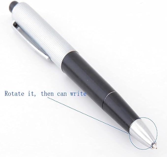 Silver Shock Pen, Interesting Surprising Prank Items, Lightweight Shocking Practical Joke Toys for Outdoor Novelty and Gag Games, Decorations