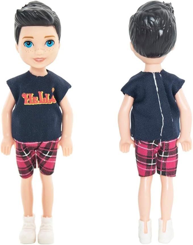 ONEST 10 Sets 5 Inch Mini Dolls with Doll Clothes Party Grown Outfits Doll Accessories