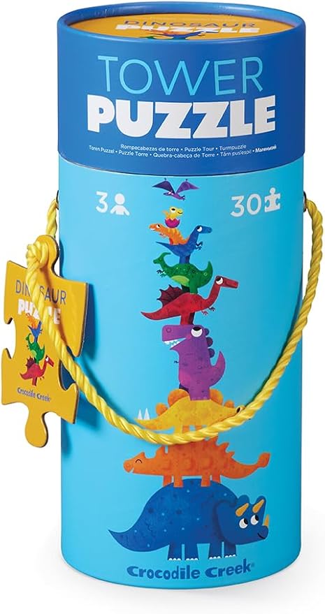 30 Pc Tower Puzzle/Dinosaur