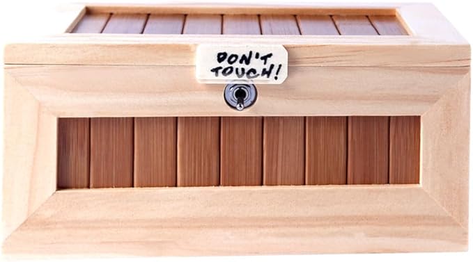Don't Touch Useless Box with Attitude Leave Me Alone Surprises Machine-Gags & Practical Joke Decorative & Endless Fun- Cute Tiger