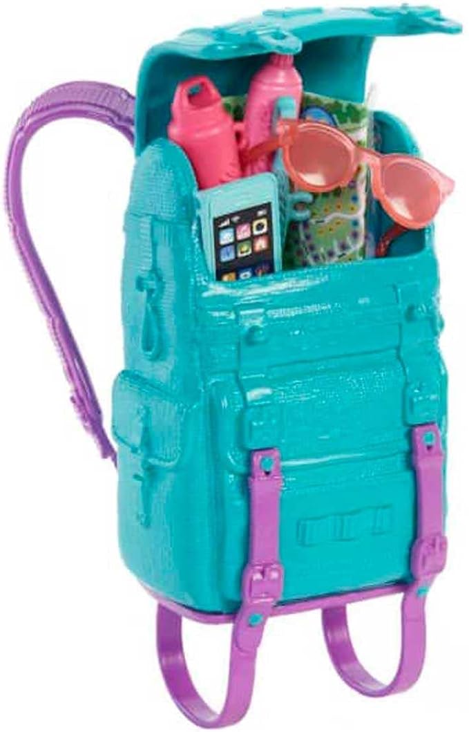 Barbie Doll and Accessories, It Takes Two “Malibu” Camping Doll with Pet Puppy and 10+ Accessories