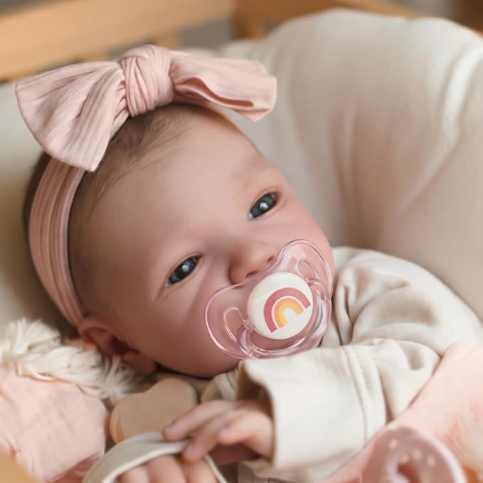 WOOROY Realistic Reborn Baby Dolls - 20 Inch Lifelike Newborn Baby Doll Girl Real Life Baby Dolls with Weighted Soft Body Gift Toy for Kids Age 3+