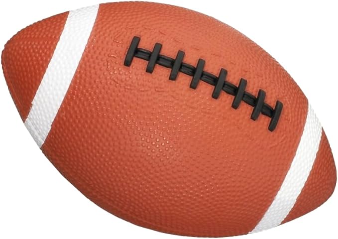 AppleRound 4-Pack Sports Balls for Toddlers & Kids with Pump – 5-Inch Soccer Ball, Basketball, Playground Ball & 6.5-Inch Football – Soft Small Balls for Indoor/Outdoor Play (Ages 2-7)