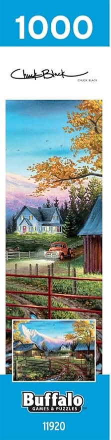 Buffalo Games - Country Life - Charles Black - The Western Lifestyle - 1000 Piece Jigsaw Puzzle for Adults - Challenging Puzzle Perfect for Game Nights - Finished Size is 26.75 x 19.75