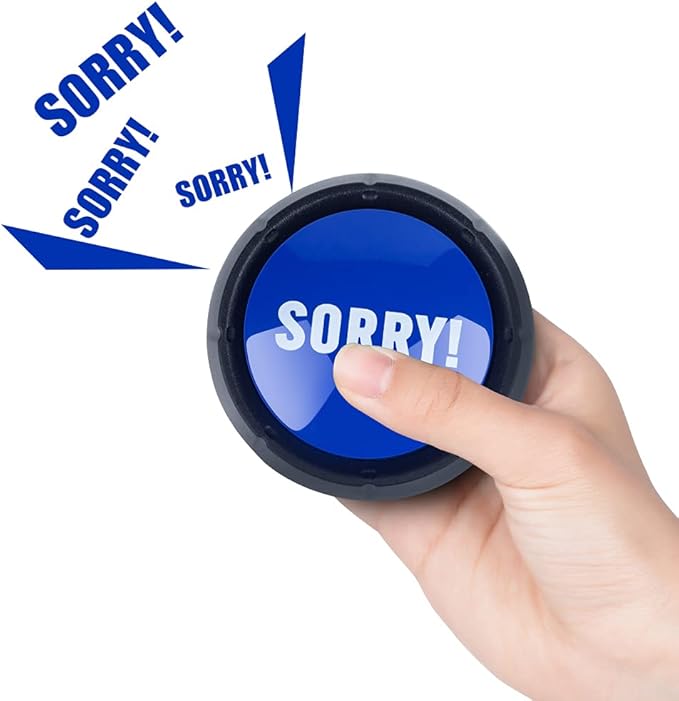 MyMealivos Set of 4, The NO, YES, Sorry and Maybe Buttons