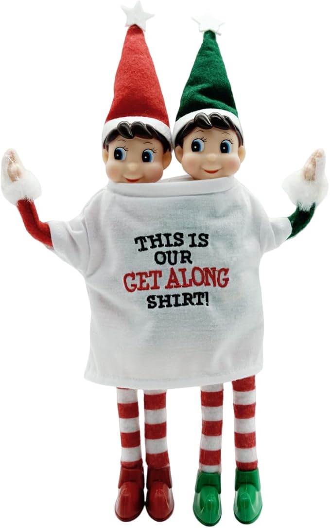 LovelfStory Elf Doll Accessories Clothes, Get Along Shirt Couture Holiday for Boy or Girl Elf, Doll is not Included