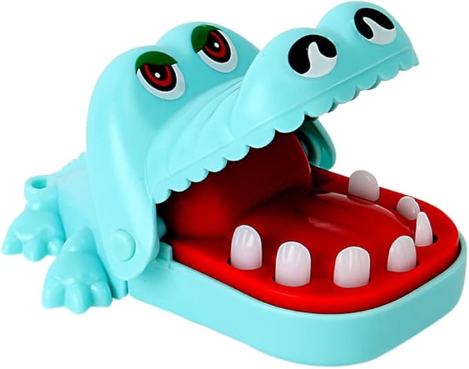 Rocodile Mouth Family Stress Relief Toy Game Kid Game Toy for Mouth Tooth Hand Finger for