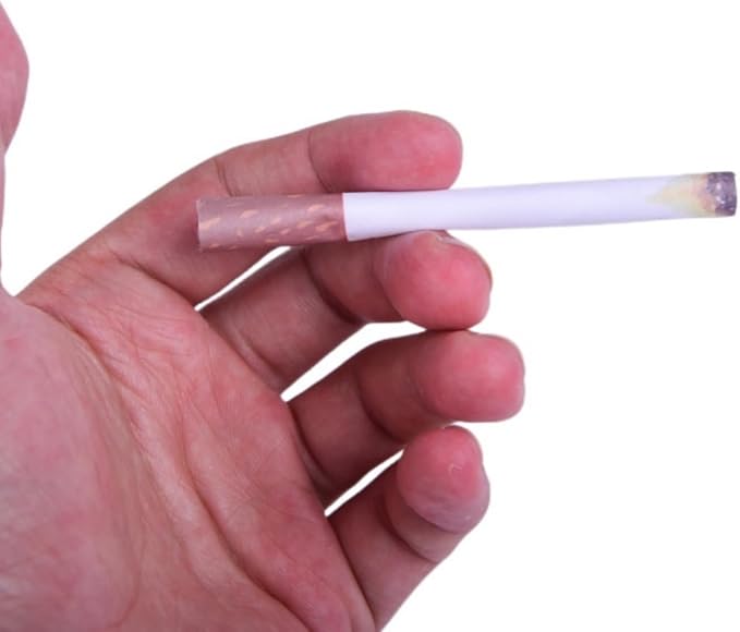 Dzrige 3.25" Fake Cigarettes Prop Fake Puff Cigarettes, Durable/Realistic, Ideal for Halloween Costume, Themed Parties, Theatrical Performances, Fun Gag Gift, Novelty Toy (Pack of 2)