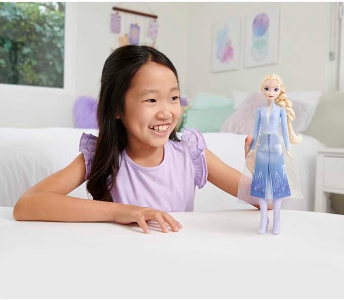Mattel Disney Frozen Toys, Elsa Fashion Doll & Accessory with Signature Look, Inspired by Disney Frozen 2