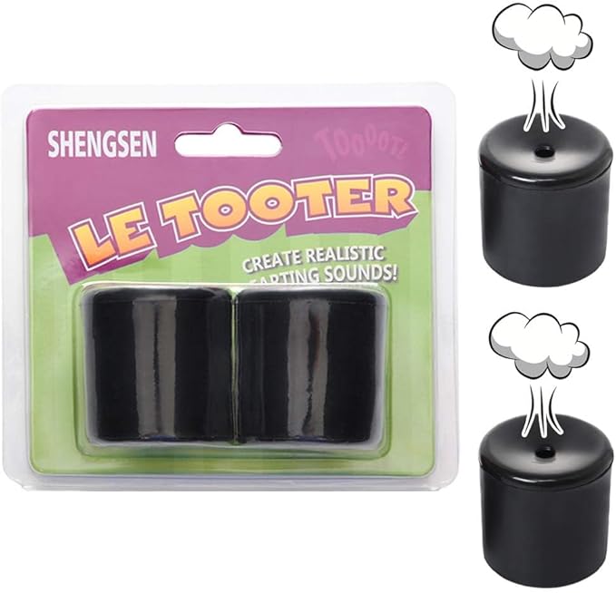 Novelty Squeeze Pooter Fart Machine Funny Prank Farting Noise Maker for Joke Children's Day Party Gift Toy,2 PCS
