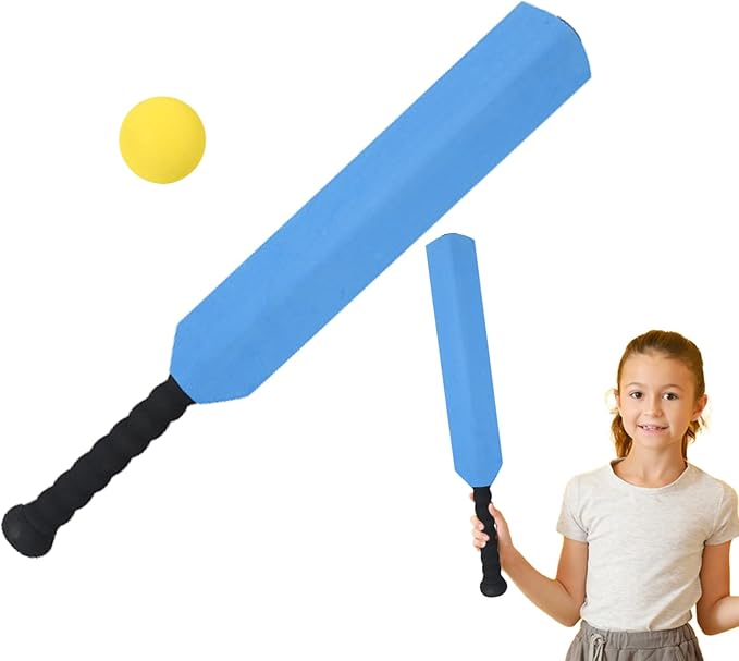 Cricket Game For Kids - ABS EVA | EVA Bat & Ball Game For Kids | Sports Kit Fun Activity Outdoor Sports Toy For Kids Play Time, Backyard Games Tr