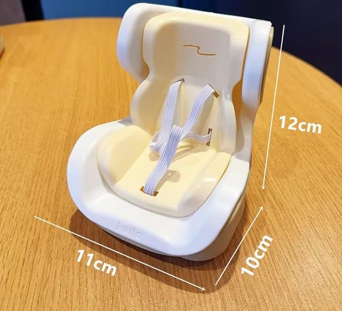 Doll Stand for LABUBU Accessories,Doll Display Holder Support for 4-8 Inches,Keep for LABUBU in a Standing Position (Beige)