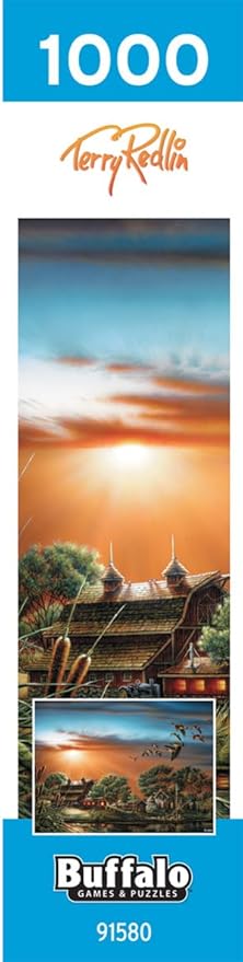 Buffalo Games - Terry Redlin - Lazy Afternoon - 1000 Piece Jigsaw Puzzle for Adults - Challenging Puzzle Perfect for Game Nights - Finished Puzzle Size is 26.75 x 19.75