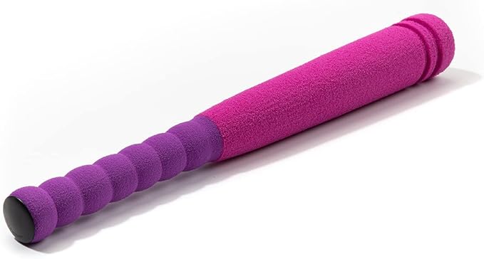 CeleMoon Soft Foam Kids Baseball Bat Toy Set with 3 Balls, 16.5 Inch [Mini Size] for Toddlers Girls Daughters Age 3 Years Old Indoor Outdoor Sport T Ball Bat Playing Game, Pink