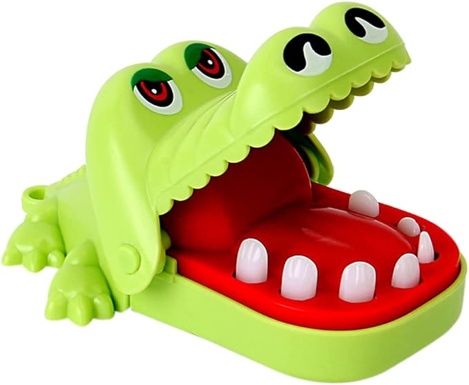 Rocodile Mouth Family Stress Relief Toy Game Kid Game Toy for Mouth Tooth Hand Finger for