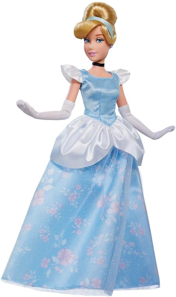 Disney Store Official Cinderella Story Doll - 11 Inches - Includes Coloring Book and Additional Dress, Princess Doll in Classic Outfit, Disney Princess Toys for Girls