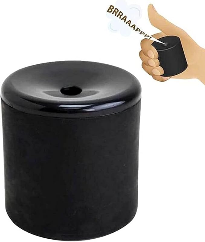 1Pc Black Novelty Squeeze Pooter,Prank, Practical Jokes Prank Farting Noise Maker,Fart Machine,Soft Joke Fart Sounds Machine,Funny,Novelty Gag,Joke